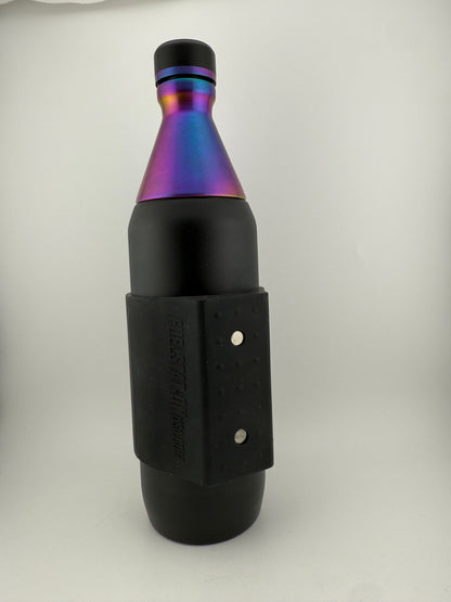 MINI - Black Magnetic Sleeve (Skinny) FITMENT = YETI 12-18oz / Owala 24oz / Hydroflask 24oz / Kids bottles