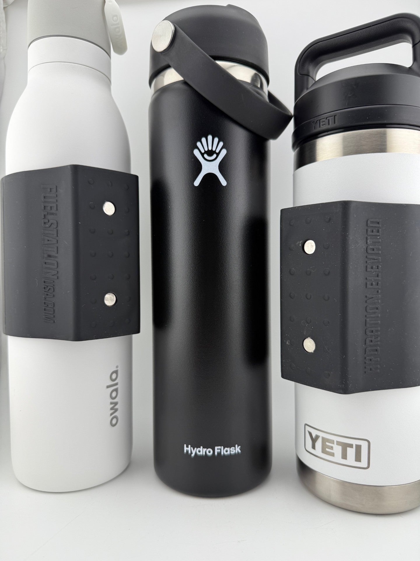 MINI - Black Magnetic Sleeve (Skinny) FITMENT = YETI 12-18oz / Owala 24oz / Hydroflask 24oz / Kids bottles