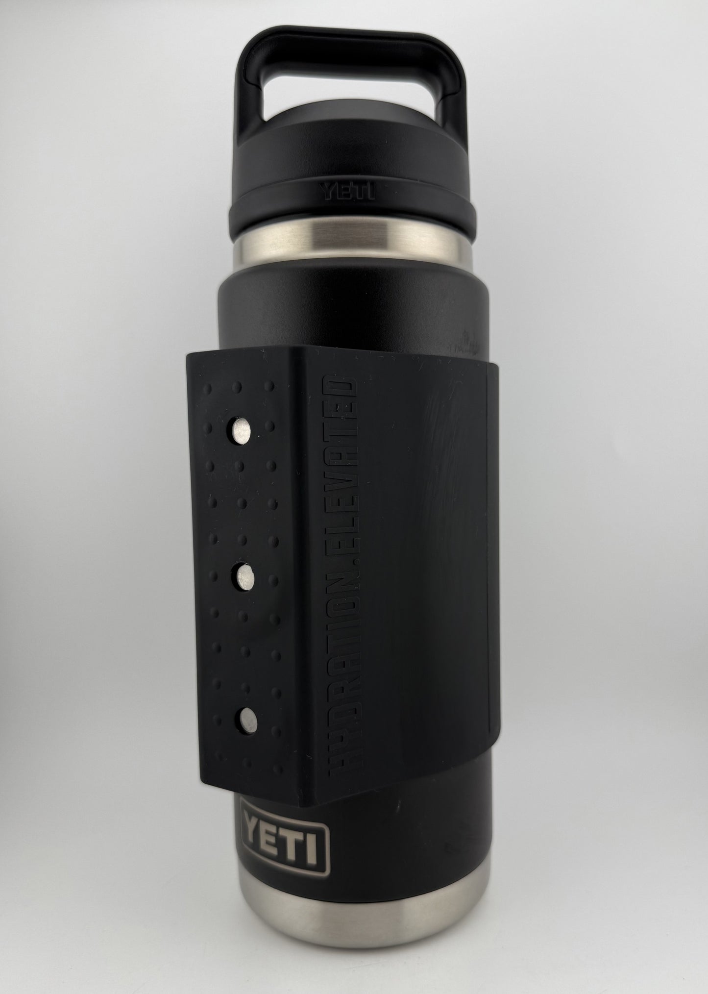 MIDSIZE - Black Magnetic Sleeve (FITS the slimmer bottles) FITMENT = YETI 26oz / Owala 32oz / Stanley 30oz Tumbler