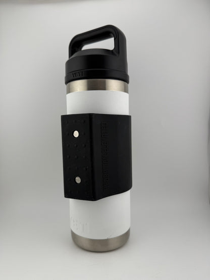 MINI - Black Magnetic Sleeve (Skinny) FITMENT = YETI 12-18oz / Owala 24oz / Hydroflask 24oz / Kids bottles