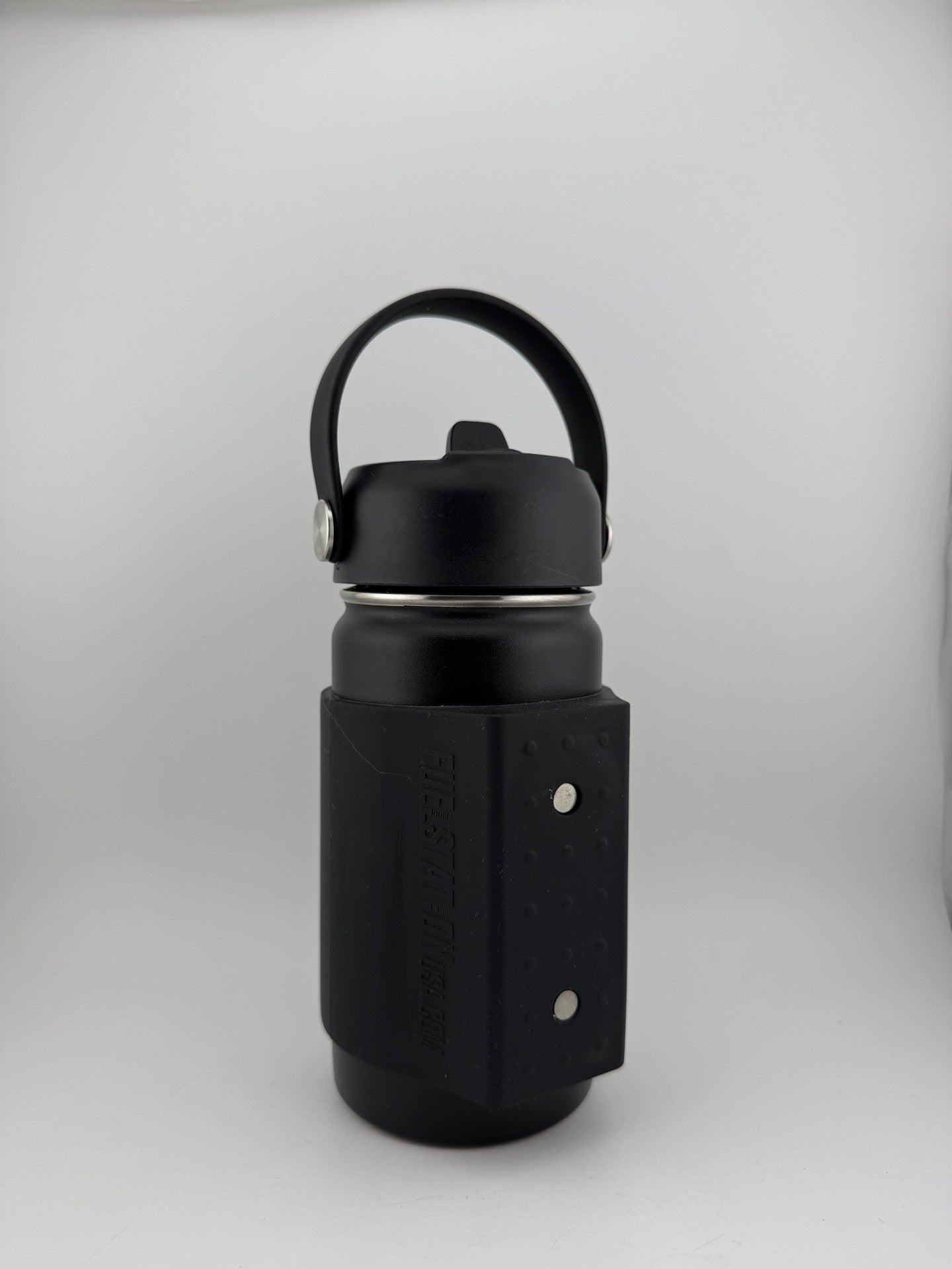 MINI - Black Magnetic Sleeve (Skinny) FITMENT = YETI 12-18oz / Owala 24oz / Hydroflask 24oz / Kids bottles