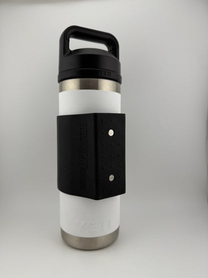 MINI - Black Magnetic Sleeve (Skinny) FITMENT = YETI 12-18oz / Owala 24oz / Hydroflask 24oz / Kids bottles