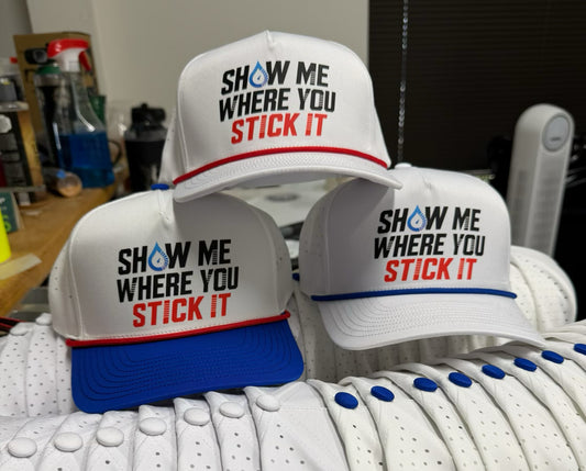 Classic “STICK IT” golf hat